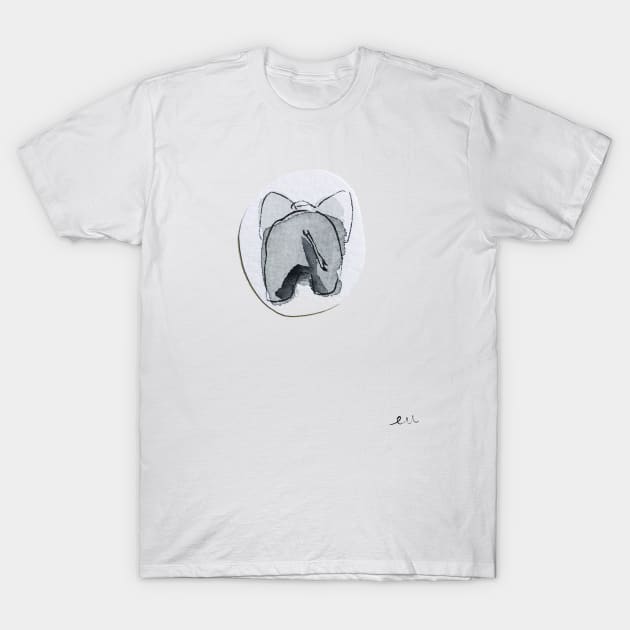 Little Elephant Buttock T-Shirt by killeunice